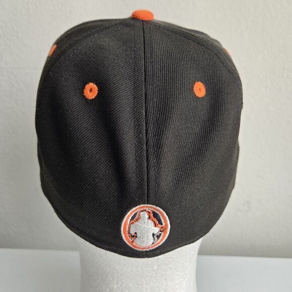 SIOUX CITY GHOSTS EFF DNA EBBETS Field Black Orange Fitted HAT Size 7 Mens NEW - Picture 4 of 6
